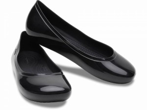 crocs クロックス レディース 女性用 シューズ 靴 フラット Brooklyn Flat Black/High Shine【送料無料】