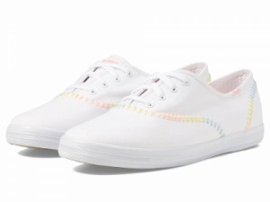 Keds ケッズ レディース 女性用 シューズ 靴 スニーカー 運動靴 Champion Canvas Lace Up White Whipstitch Multi【送料無料】