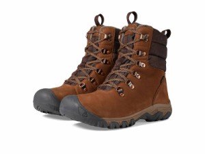 Keen キーン レディース 女性用 シューズ 靴 ブーツ スノーブーツ Greta Boot Waterproof Bison/Java【送料無料】