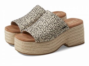 TOMS トムス レディース 女性用 シューズ 靴 ヒール Laila Mule Flocked Mini Cheetah【送料無料】