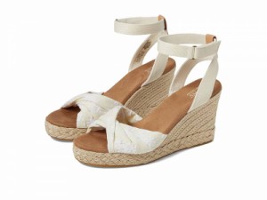 TOMS トムス レディース 女性用 シューズ 靴 ヒール Marisela Natural Embroidered Floral【送料無料】