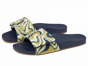 Olukai オルカイ レディース 女性用 シューズ 靴 サンダル Sunbeam Slide Sandal Deepest Depths/Swirl【送料無料】