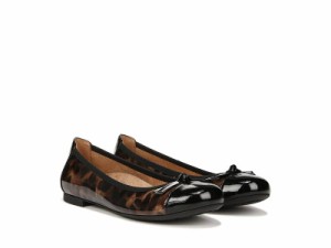 VIONIC バイオニック レディース 女性用 シューズ 靴 フラット Amorie Black/Leopard Patent【送料無料】