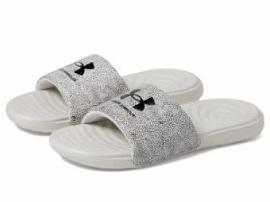 Under Armour アンダーアーマー レディース 女性用 シューズ 靴 サンダル Ansa Fix Slides Fog/Fog/Black【送料無料】