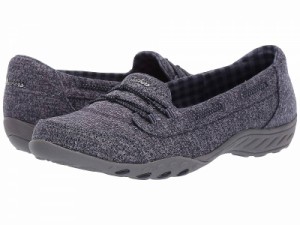 SKECHERS スケッチャーズ レディース 女性用 シューズ 靴 ボートシューズ Breathe-Easy Good Influence Navy【送料無料】