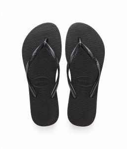 Havaianas ハワイアナス レディース 女性用 シューズ 靴 サンダル Slim Flip Flop Sandal Black【送料無料】