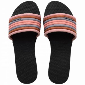 Havaianas ハワイアナス レディース 女性用 シューズ 靴 サンダル Malta Cool Flip Flop Sandal Black【送料無料】