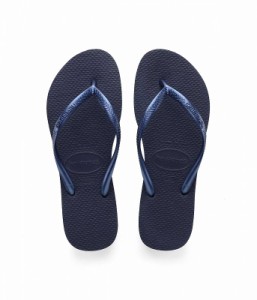 Havaianas ハワイアナス レディース 女性用 シューズ 靴 サンダル Slim Flip Flop Sandal Navy【送料無料】