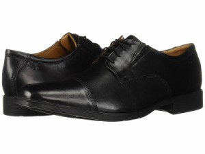 Clarks クラークス メンズ 男性用 シューズ 靴 オックスフォード 紳士靴 通勤靴 Tilden Cap Black【送料無料】