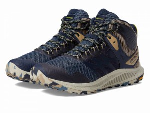 Merrell メレル メンズ 男性用 シューズ 靴 ブーツ ハイキング トレッキング Nova 3 Mid Wp Navy【送料無料】