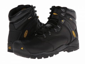 Keen Utility キーン メンズ 男性用 シューズ 靴 ブーツ ワークブーツ Louisville 6 Steel Toe Black【送料無料】