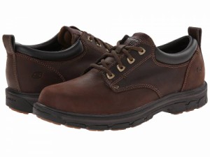 SKECHERS スケッチャーズ メンズ 男性用 シューズ 靴 オックスフォード 紳士靴 通勤靴 Segment Relaxed Fit Oxford Brown【送料無料】