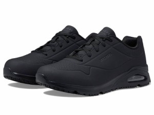 SKECHERS Work スケッチャーズ メンズ 男性用 シューズ 靴 スニーカー 運動靴 Uno SR Sutal Black【送料無料】