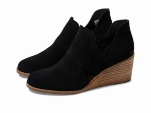 TOMS トムス レディース 女性用 シューズ 靴 ブーツ アンクル ショートブーツ Kallie Cutout Black【送料無料】