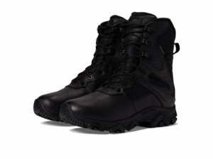 Merrell Work メンズ 男性用 シューズ 靴 ブーツ レースアップ 編み上げ Moab 3 Response 8 Tact Zip Wp Black【送料無料】