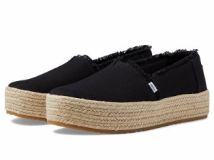 TOMS トムス レディース 女性用 シューズ 靴 ローファー ボートシューズ Valencia Black【送料無料】