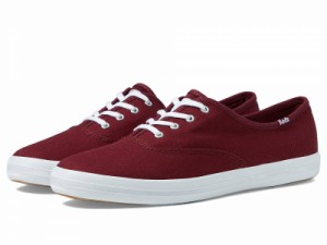 Keds ケッズ レディース 女性用 シューズ 靴 スニーカー 運動靴 Champion Canvas Lace Up Burgundy【送料無料】