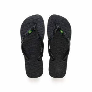 Havaianas ハワイアナス メンズ 男性用 シューズ 靴 サンダル Brazil Flip Flop Sandal Black【送料無料】