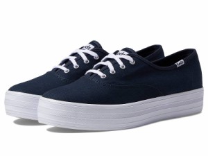 Keds ケッズ レディース 女性用 シューズ 靴 スニーカー 運動靴 The Platform Lace Up Navy【送料無料】