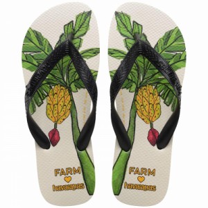 Havaianas ハワイアナス レディース 女性用 シューズ 靴 サンダル Farm Banana Tree Flip-Flop Black【送料無料】