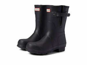 HUNTER ハンター メンズ 男性用 シューズ 靴 ブーツ レインブーツ Original Side Adjustable Short Black【送料無料】