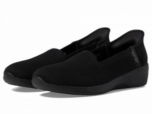 SKECHERS スケッチャーズ レディース 女性用 シューズ 靴 フラット Arya- Sweet Voice Hands Free Slip-Ins Black【送料無料】