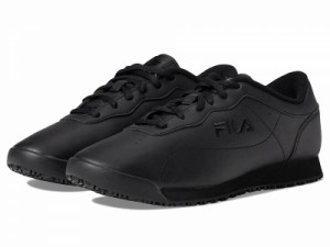 Fila フィラ レディース 女性用 シューズ 靴 スニーカー 運動靴 Memory Viable Slip Resistant Black【送料無料】