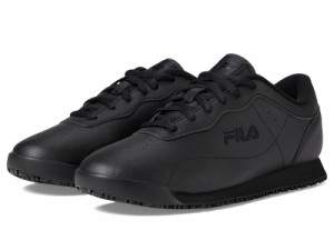 Fila フィラ レディース 女性用 シューズ 靴 スニーカー 運動靴 Memory Viable Wide Slip Resistant Black【送料無料】