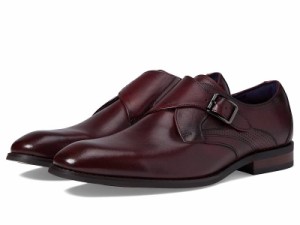 Stacy Adams ステーシーアダムス メンズ 男性用 シューズ 靴 オックスフォード 紳士靴 通勤靴 Karcher Monk Strap Burgundy【送料無料】