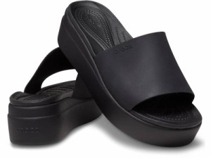 crocs クロックス レディース 女性用 シューズ 靴 ヒール Brooklyn Slide Black【送料無料】