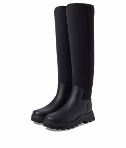 HUNTER ハンター レディース 女性用 シューズ 靴 ブーツ レインブーツ City Explorer Tall Boot Black【送料無料】