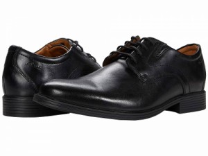 Clarks クラークス メンズ 男性用 シューズ 靴 オックスフォード 紳士靴 通勤靴 Whiddon Plain Black Leather【送料無料】