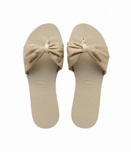 Havaianas ハワイアナス レディース 女性用 シューズ 靴 サンダル You St. Tropez Shine Flip Flop Sandal Beige【送料無料】