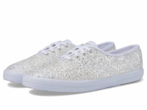 Keds ケッズ レディース 女性用 シューズ 靴 スニーカー 運動靴 Champion Glitter Lace Up White【送料無料】