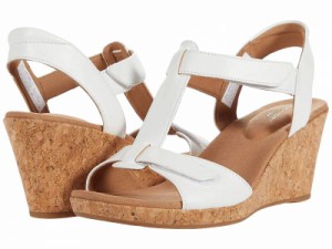 Rockport ロックポート レディース 女性用 シューズ 靴 ヒール Blanca T Strap White【送料無料】