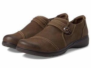 Clarks クラークス レディース 女性用 シューズ 靴 フラット Carleigh Pearl Taupe Nubuck【送料無料】