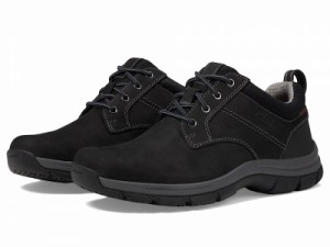 Clarks クラークス メンズ 男性用 シューズ 靴 スニーカー 運動靴 Walpath Low Black Leather【送料無料】