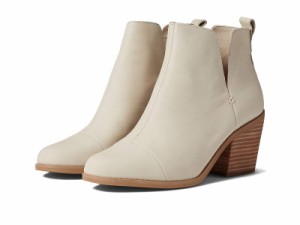 TOMS トムス レディース 女性用 シューズ 靴 ブーツ チェルシーブーツ アンクル Everly Beige Leather【送料無料】