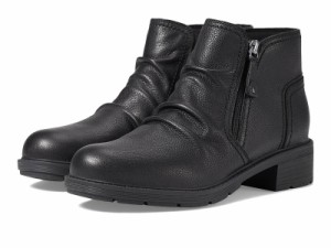 Clarks クラークス レディース 女性用 シューズ 靴 ブーツ アンクル ショートブーツ Hearth Dove Black Leather【送料無料】