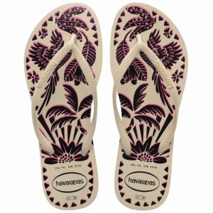Havaianas ハワイアナス レディース 女性用 シューズ 靴 サンダル Slim Tucano Sandals Beige【送料無料】