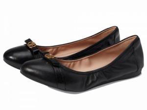 Cole Haan コールハーン レディース 女性用 シューズ 靴 フラット Tova Bow Ballet Black Leather【送料無料】