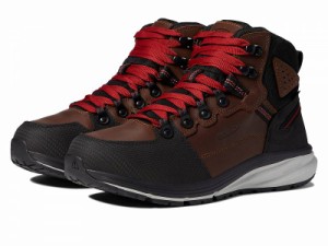 Keen Utility キーン メンズ 男性用 シューズ 靴 ブーツ ワークブーツ Red Hook Mid WP Soft Toe Tobacco/Black【送料無料】