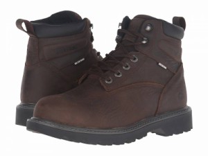 Wolverine ウルヴァリン メンズ 男性用 シューズ 靴 ブーツ ワークブーツ Floorhand Steel Toe Dark Brown【送料無料】