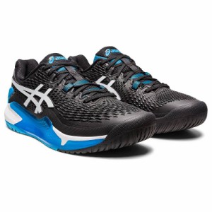 ASICS アシックス メンズ 男性用 シューズ 靴 スニーカー 運動靴 GEL-Resolution 9 Black/White【送料無料】