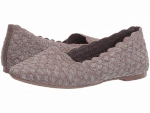 SKECHERS スケッチャーズ レディース 女性用 シューズ 靴 フラット Cleo Honeycomb Dark Taupe【送料無料】