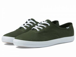 Keds ケッズ レディース 女性用 シューズ 靴 スニーカー 運動靴 Champion Canvas Lace Up Olive【送料無料】