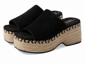 TOMS トムス レディース 女性用 シューズ 靴 ヒール Laila Mule Black Suede【送料無料】