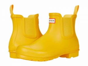 HUNTER ハンター レディース 女性用 シューズ 靴 ブーツ レインブーツ Original Chelsea Yellow【送料無料】
