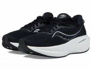 Saucony サッカニー レディース 女性用 シューズ 靴 スニーカー 運動靴 Triumph 21 Black/White【送料無料】