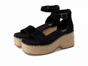 TOMS トムス レディース 女性用 シューズ 靴 ヒール Laila Black Suede【送料無料】